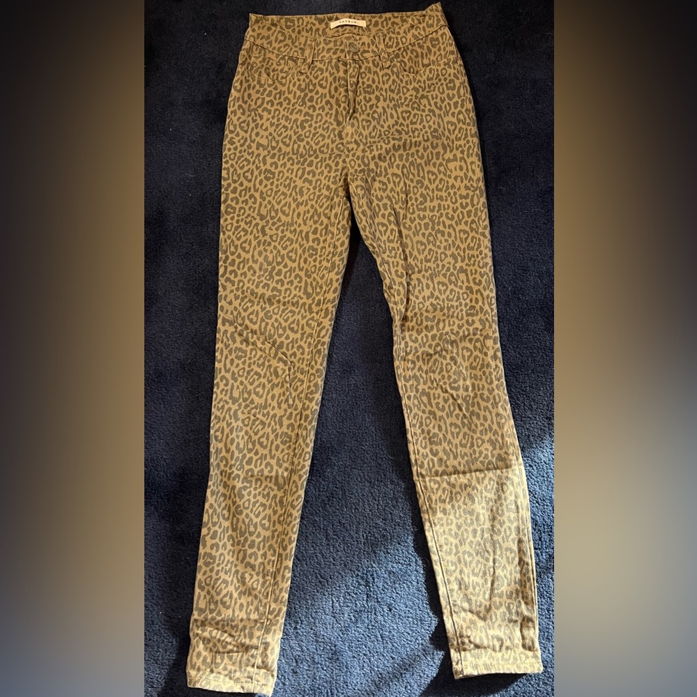 PacSun High Rise Jegging Leopard Size 26